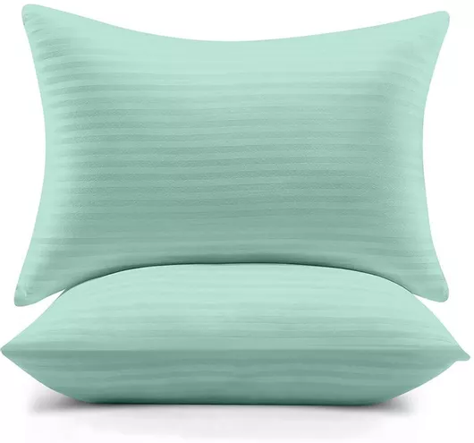 Μαξιλαροθήκη Lino Home Basko 50x70cm Mint