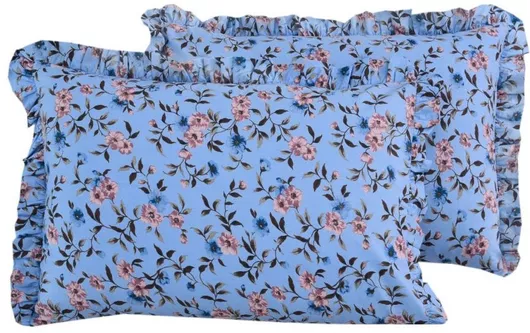 Σετ Μαξιλαροθήκες My Home Luxury 50x70cm Μπλε