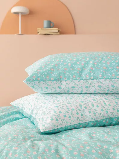 Σετ Μαξιλαροθήκες Palamaiki FL6191 52x72cm Γαλάζιες