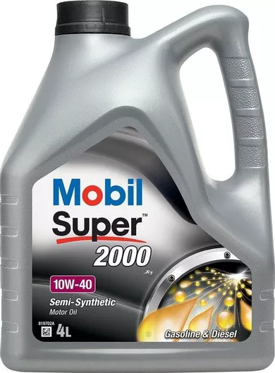 Λάδι Αυτοκινήτου Mobil Συνθετικό Super 2000 X1 10W-40 4lt