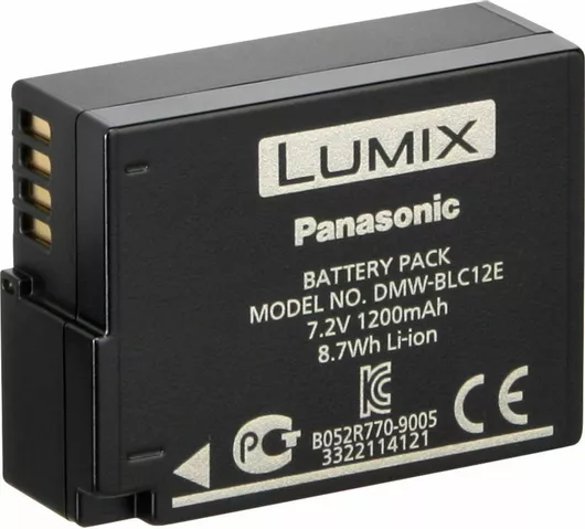 Panasonic Μπαταρία Φωτογραφικής Μηχανής DMW-BLC12E Ιόντων-Λιθίου (Li-ion) 1200mAh