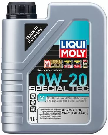 Λάδι Αυτοκινήτου Liqui Moly Special Tec V 0W-20 1lt