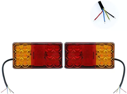 Φώτα Τρέιλερ Factory Σετ LED με Βίδες 12V 2τμχ