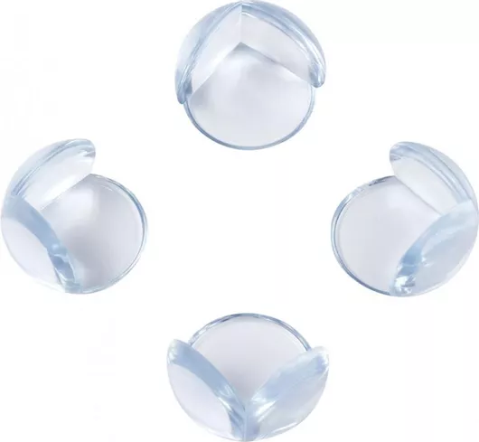 Προστατευτικά για Γωνίες με Αυτοκόλλητο από Πλαστικό 4τμχ