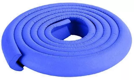 Προστατευτική Επιφάνεια με Αυτοκόλλητο από Αφρώδες Υλικό Μπλε 200x3cm