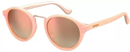Γυαλιά Ηλίου Havaianas Στρογγυλά Κοκκάλινα Ροζ 49mm