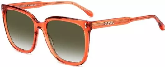 Γυαλιά Ηλίου Isabel Marant Τετράγωνα Κοκκάλινα Πράσινο & Πορτοκαλί 57mm