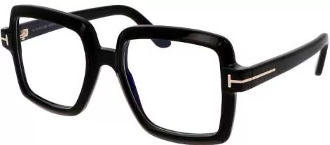 Γυναικείος Σκελετός Γυαλιών Οράσεως Tom Ford Ft5913-B 001 53 Κοκάλινος Μαύρο