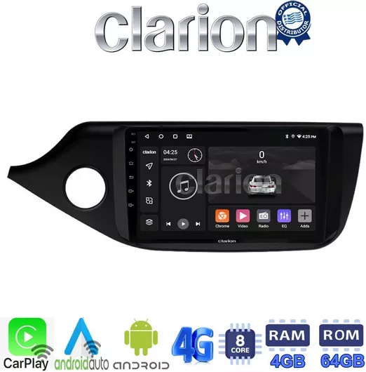 Ηχοσύστημα Αυτοκινήτου ElectricLife για Kia Ceed 2013-2016 Apple CarPlay/GPS/WIFI/Bluetooth/Android Auto