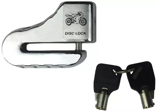 Κλειδαριά Δισκόφρενου Μοτοσυκλέτας Carner Ασημί