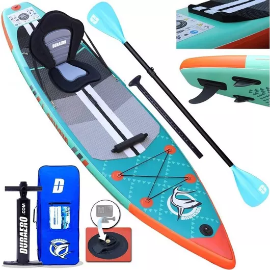 Σανίδα SUP/Kayak Duraero Φουσκωτή με Μήκος 3.3m Γαλάζιο