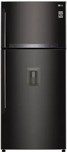 Ψυγείο Δίπορτο LG GTF744BLPED 509lt 180x78x67.3cm Μαύρο