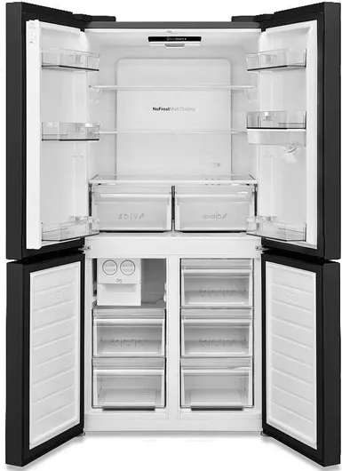 Ψυγείο Ντουλάπα Finlux FXCA FD6207 488lt 179x84x69cm Μαύρο