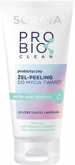 Cream Facial Soraya Probio Clean Probiotic Cleansingr Gel-Peeling for Oily and Combination Skin 150ml