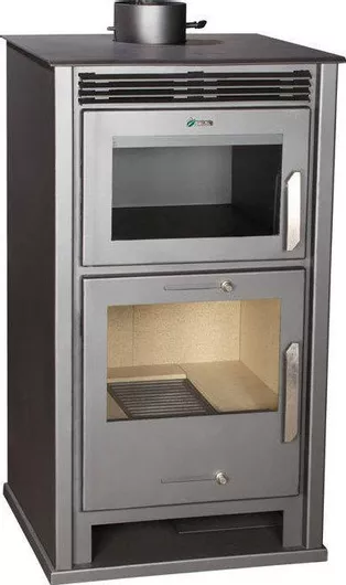 Ξυλόσομπα Syrios AS-SY-02A Χαλύβδινη Αερόθερμη με Φούρνο 15kW