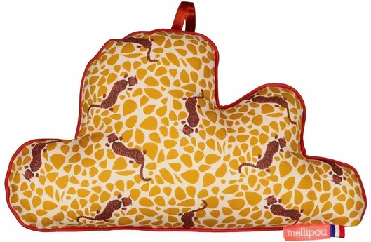 Διακοσμητικό Μαξιλάρι Κούνιας Mellipou Alicia με Μουσική 31x19cm Πορτοκαλί