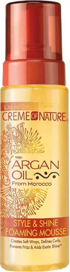 Αφρός Μαλλιών Creme of Nature Creme Nature Argan Oil Style & Shine Foaming Mousse 207ml
