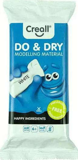 Πηλός Do & Dry 500gr Creall Λευκός