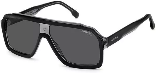 Γυαλί Ηλίου Carrera Ανδρικά με Μαύρο Κοκκάλινο Σκελετό & Γκρι Ντεγκραντέ Φακό 1053/S UIH/M9