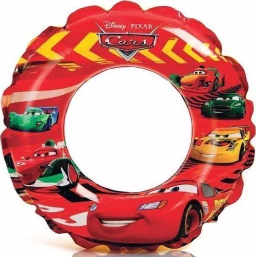 Σωσίβιο Κολύμβησης Intex Παιδικό Κουλούρα Disney Cars με Διάμετρο 51cm για 3-6 Ετών Κόκκινο