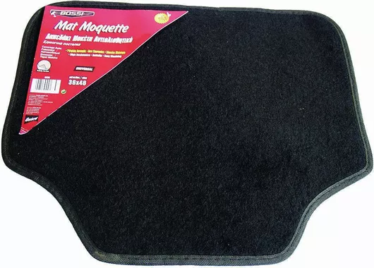 Μπροστινά Πατάκια 2τμχ από Μοκέτα Μαύρα