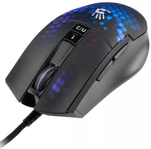 Gaming Ποντίκι A4Tech L65 MAX RGB 12000 DPI Μαύρο