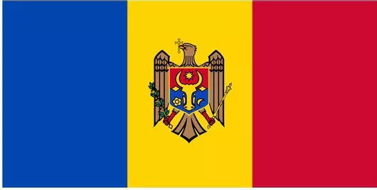 Σημαία της Μολδαβίας Πολυεστερική Διάτρητη 25x18cm