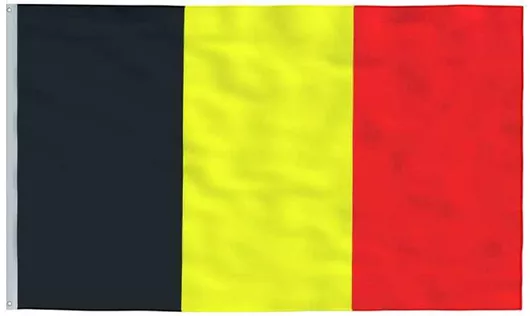 Σημαία Βελγίου Πολυεστερική Διάτρητη 100x70cm