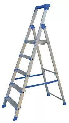 Σκάλα Pankoskal Αλουμινίου με 5+1 Σκαλοπάτια