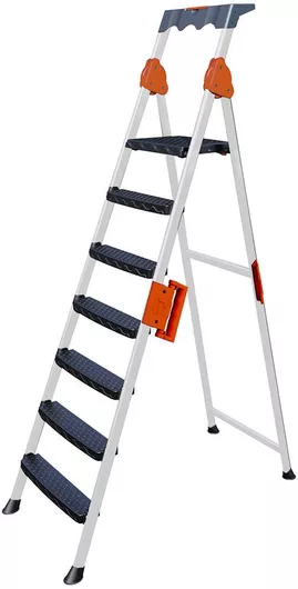 Σκάλα Mensaplus Μεταλλική με 6+1 Σκαλοπάτια 201cm
