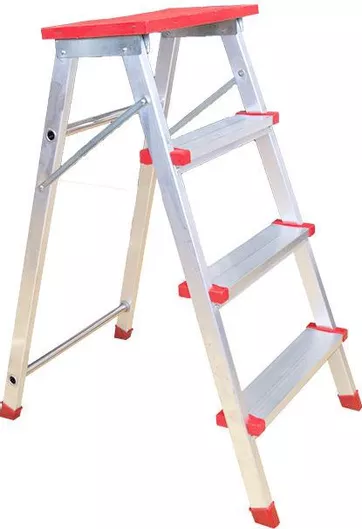 Σκάλα Αλουμινίου με 3+1 Σκαλοπάτια 81cm