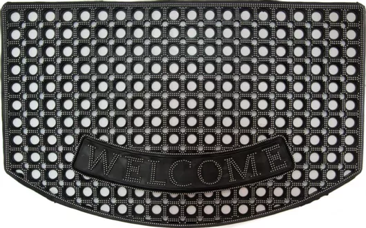 Πατάκι Εισόδου Viosarp Αντιολισθητικό από Καουτσούκ 50x80cm Μαύρο