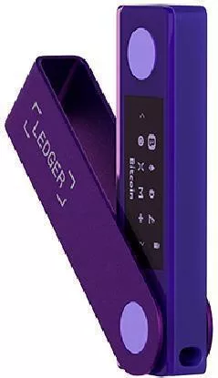 Cryptocurrency Wallet Ledger Nano X Amethyst Purple
