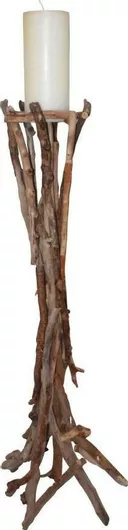 Κηροστάτης Γάμου από Ξύλο 140cm