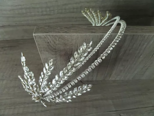 Νυφική Κουάφ Στέκα Κ633, sil-K633