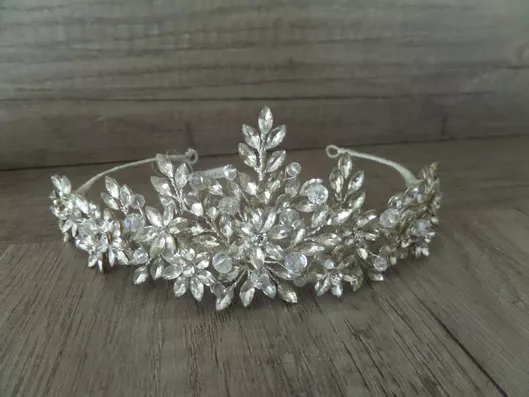 Νυφική Τιάρα Κορώνα Κ648, sil-K648