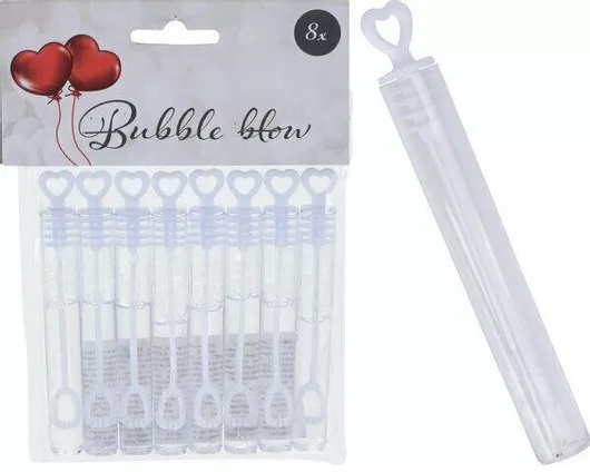 ΣΑΠΟΥΝΟΦΟΥΣΚΕΣ ΣΕΤ/8 10ML 1Χ10,5CM ΓΑΜΟΥ ΚΑΡΔΟΥΛΕΣ