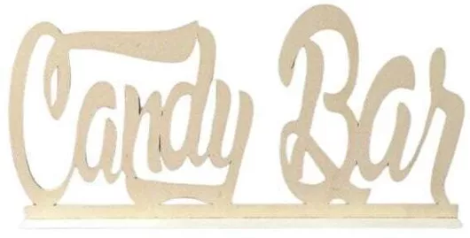 ΤΑΜΠΕΛΑ ΞΥΛΙΝΗ CANDY BAR 21X44CM ΦΥΣΙΚΟ