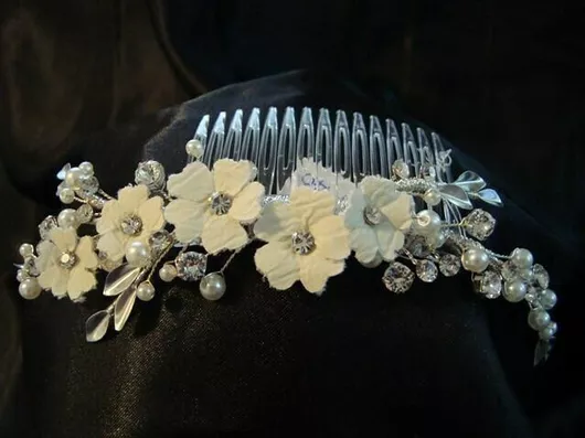 Νυφική Κουάφ Χτενάκι Κ166, silea-k166