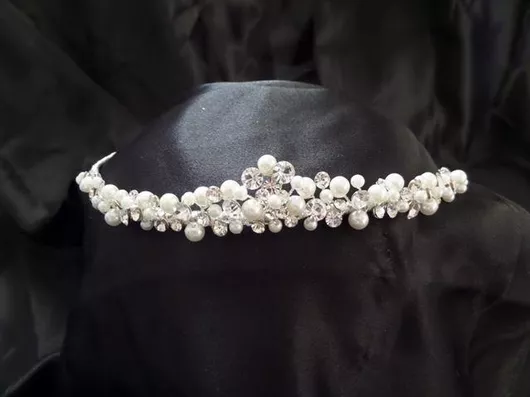 Νυφική Κουάφ Στεφανάκι Κ263, sil-k263