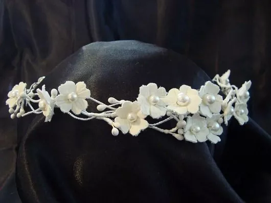 Νυφική Κουάφ Στεφανάκι Κ171, sil-k171