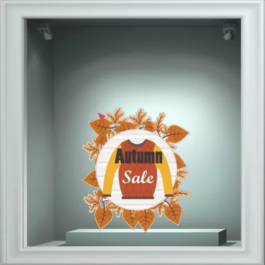 Αυτοκόλλητο Βιτρίνας Autokolitakia Εκπτώσεων AU 10064