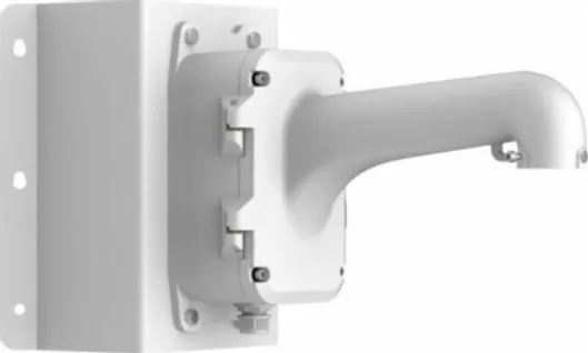 Hikvision DS-1604ZJ-CORNER Βάση για Κάμερες Συστημάτων CCTV Μεταλλική Speed Dome για Στήριξη σε Γωνία Τοίχου Λευκή (207x465x262mm)