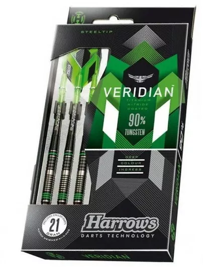 Harrows Veridian 90% Steeltip Βελάκια