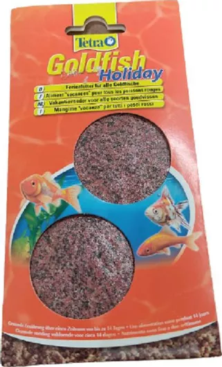 Τροφή μεγάλής διάρκειάς για χρυσόψαρα- Tetra goldfish holiday Διάρκειας 14ημέρες 2x12gr