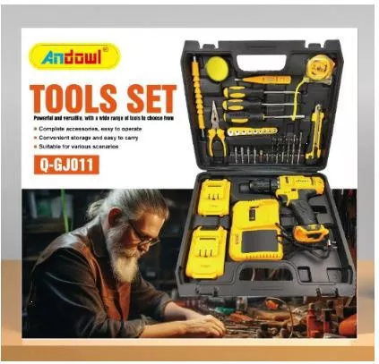 Κρουστικό Δραπανοκατσάβιδο Andowl Μπαταρίας 24V 2x5Ah