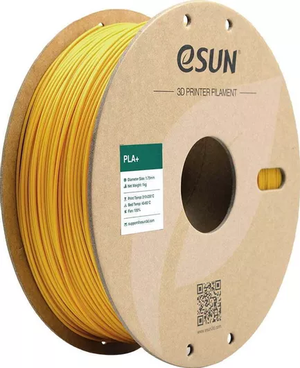 3D Printer Filament Esun PLA+ 1.75mm 1kg Κίτρινο