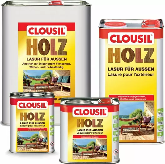 Βερνίκι Clou Clousil Holz Εμποτισμού Διαλύτου 4 Καρυδιά 750ml
