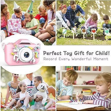 Unicorn Compact Φωτογραφική Μηχανή με Οθόνη 2" Ροζ