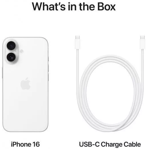 Apple iPhone 16 5G 8GB 128GB White
